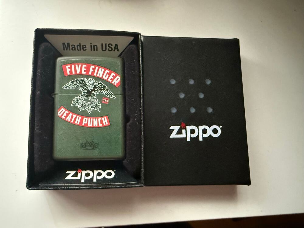 Five finger Death Punch zippo lighter made in the USA